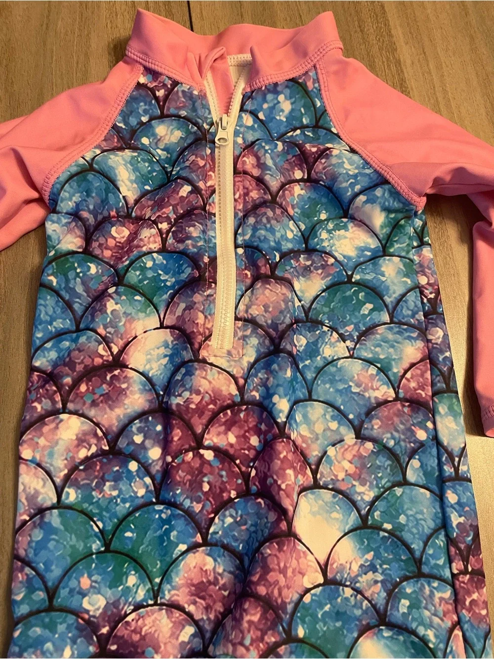 Cutest Mermaid Rash Guard Swimsuit – 24 Months